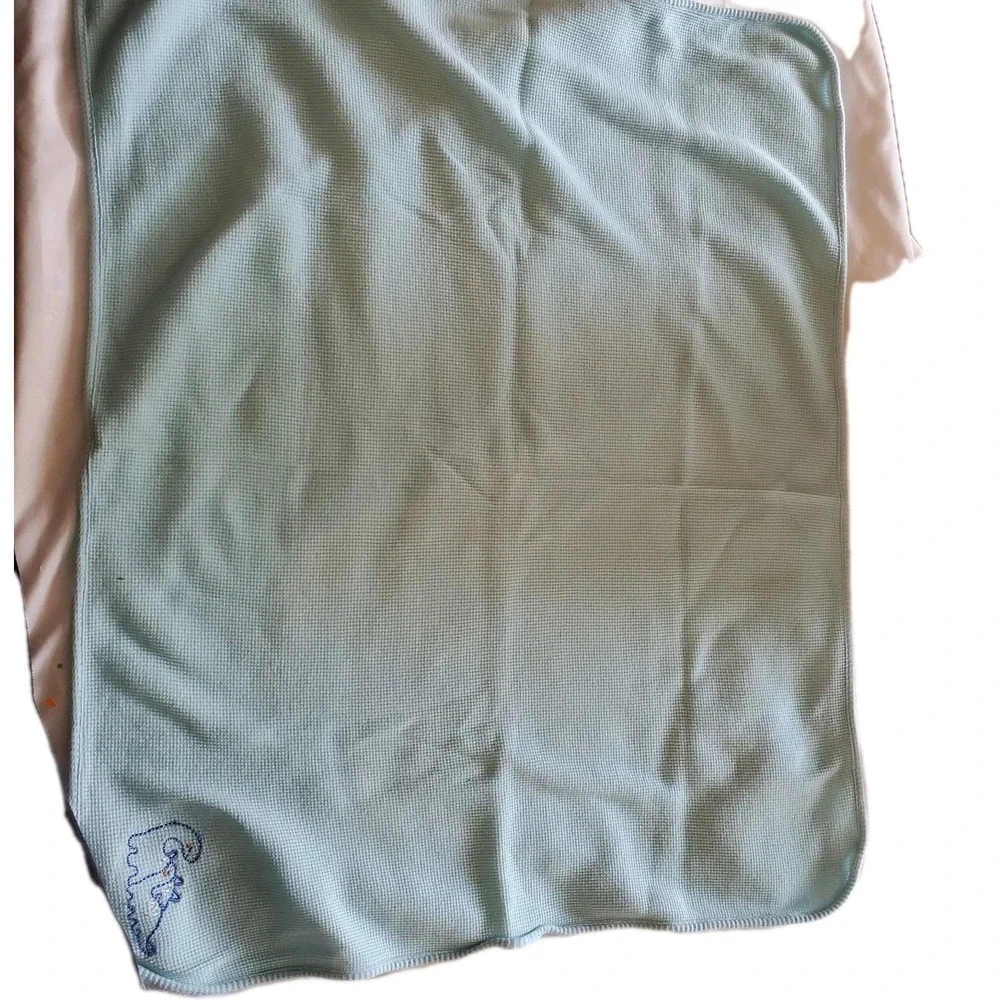 Parents Choice Blue Waffle Weave Dinosaur Baby Blanket‎ 28